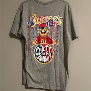 Buc-ee’s Gray Graphic 2024 Election Party Men's T-Shirt